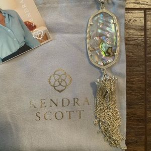 Kendra Scott- Rayne Necklace- Clear Abalone Shell